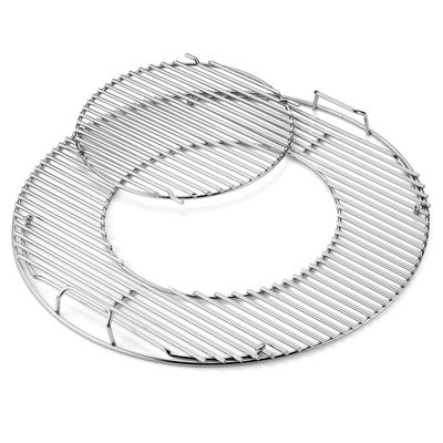Weber Gourmet BBQ System Grillrost mit Grillrosteinsatz, Edelstahl, Ø57 cm