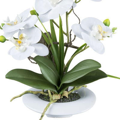 Künstliche Orchidee, weiß, Höhe ca. 41 cm Künstliche Orchidee, weiß, Höhe ca. 41 cm