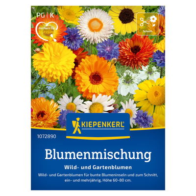Blumensamenmischung, Wild- und Gartenblumen, bunt Blumensamenmischung, Wild- und Gartenblumen, bunt