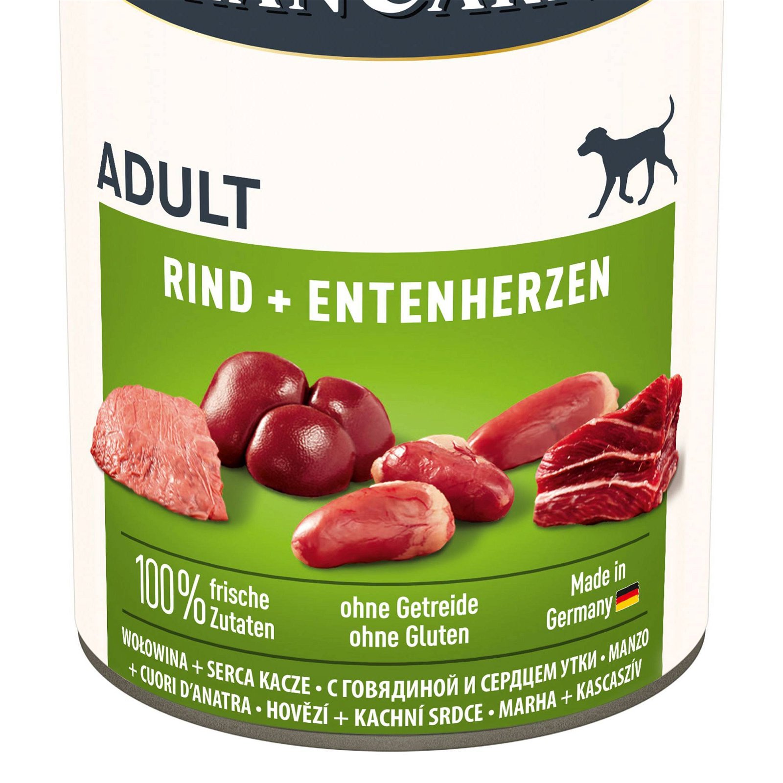 Hundefutter 'Animonda Cran Carno ® Adult', Rind & Entenherz