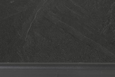 Gartentisch mit Stahlrohrgestell und Mecalit-Pro-Platte, ca. 70x70 cm