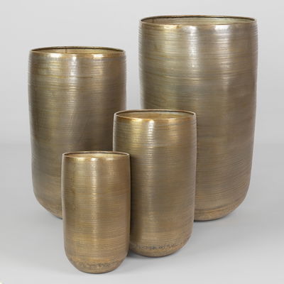 Kölle Pflanzgefäß 'Rowen', gold, 4-teiliges Set