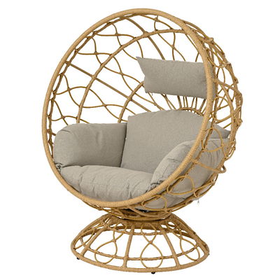 Drehsessel 'Santa Teresa' inkl. Kissen, natur