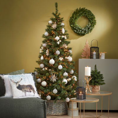 Triumph Tree Kunst-Tanne 'Forest Frosted Slim', Höhe ca. 155 cm