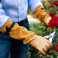 Felco Arbeitshandschuh mit Stulpe, beige, Gr. L Felco Arbeitshandschuh mit Stulpe, beige, Gr. L