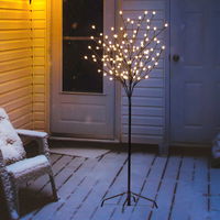 LED Baum, warmweiß, schwarz, Höhe ca. 120 cm