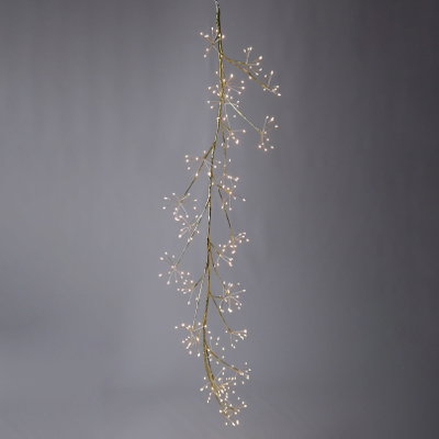 LED Cluster 'Dolde', gold, warmweiß, 160 LEDs, Länge ca. 120 cm LED Cluster 'Dolde', gold, warmweiß, 160 LEDs, Länge ca. 120 cm