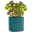 Lechuza 'Pila Color Planter', petrolblau, 35 x 35 x H 32,5 cm