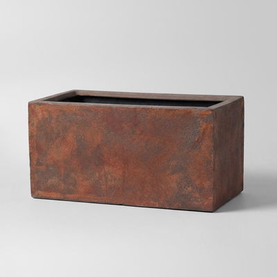 Kölles Beste Pflanzgefäß 'Rectangulae', rost, 4-teilig