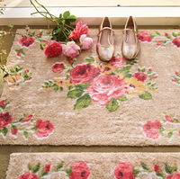 Fußmatte 'Hug Rug Vintage Rose', ca. 85 x 65 cm