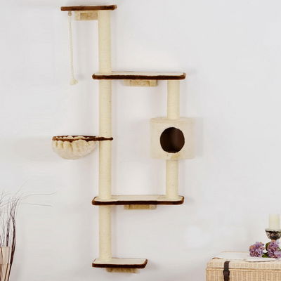 Silvio Design Wandkratzbaum 'Mabel', beige-braun Silvio Design Wandkratzbaum 'Mabel', beige-braun