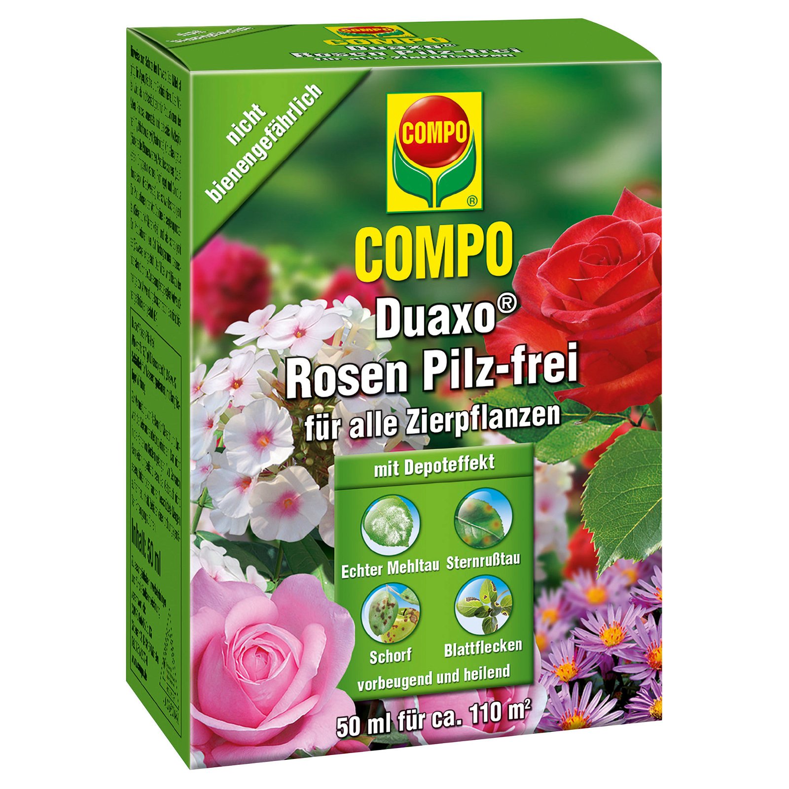 Compo Duaxo Rosen Pilzfrei für alle Zierpflanzen, 50 ml