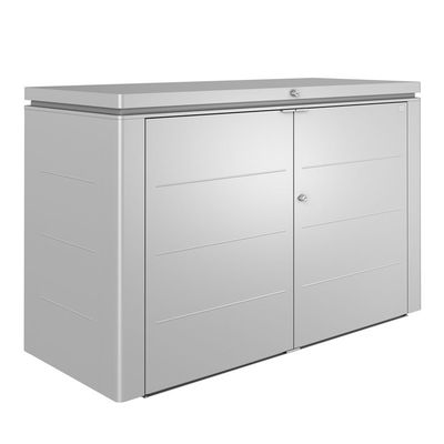 Biohort Gartenbox 'HighBoard' Gr. 200, silber-metallic, ca. 200 x 84 x 127 cm