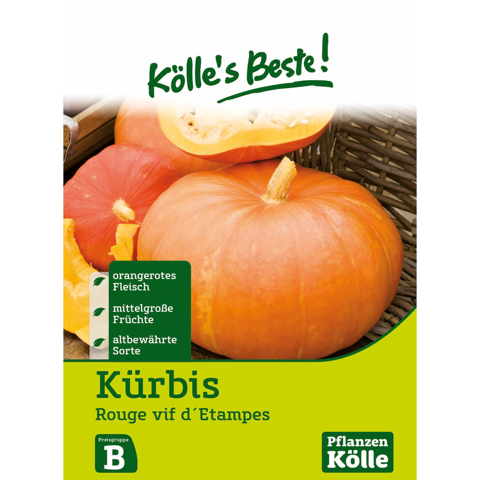 Kölle's Beste Gemüsesamen Kürbis 