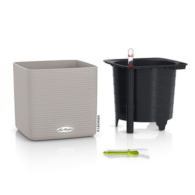 Lechuza 'Cube Color 16', sandbraun, ca. 17 x 17 x H 16 cm Lechuza 'Cube Color 16', sandbraun, ca. 17 x 17 x H 16 cm