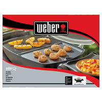 Weber® Original Grillplatte Weber Q1000-Q1200, porzellanemailliert, Gusseisen