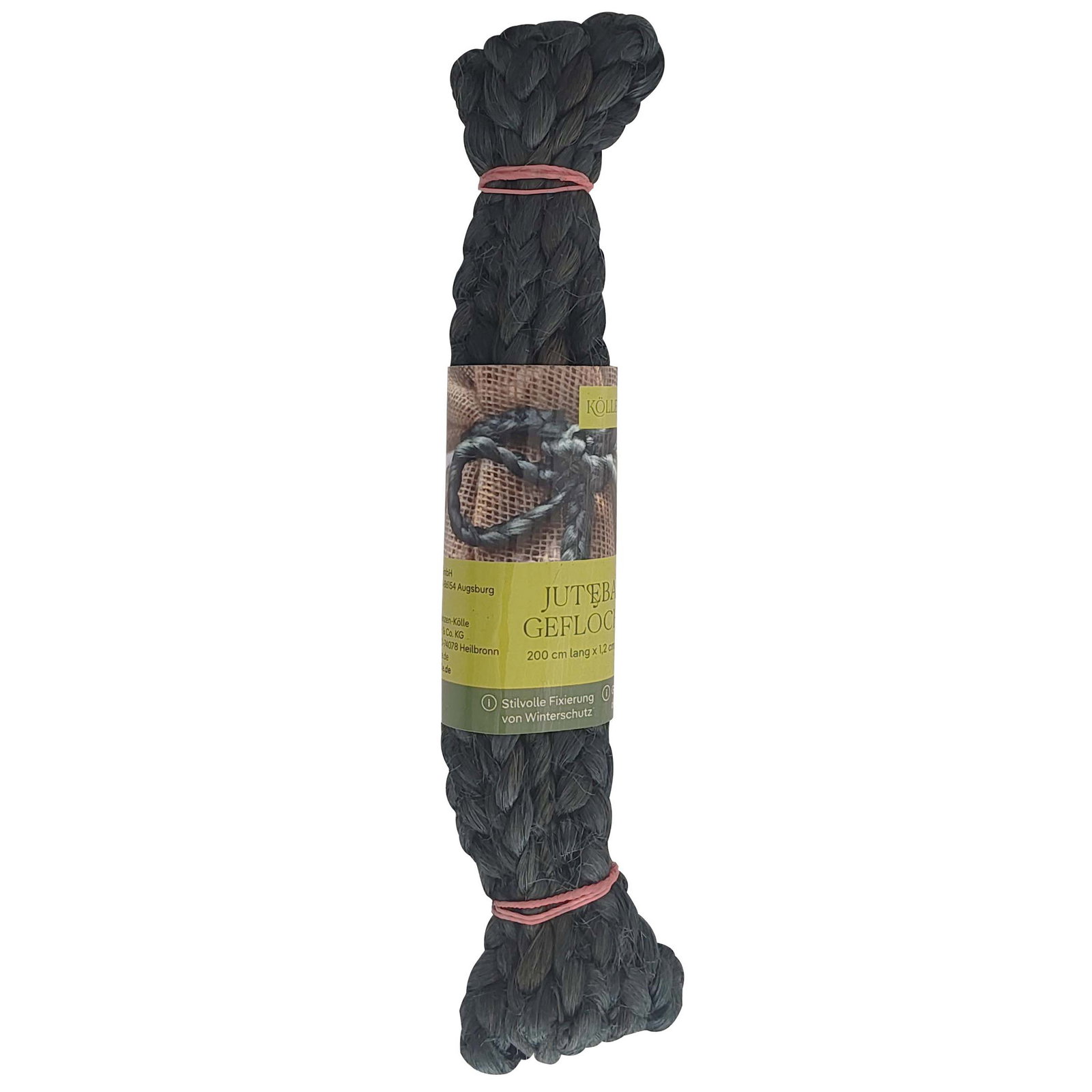 Kölle Juteband, geflochten, grün, ca. Ø1,2 x L200 cm Kölle Juteband, geflochten, grün, ca. Ø1,2 x L200 cm
