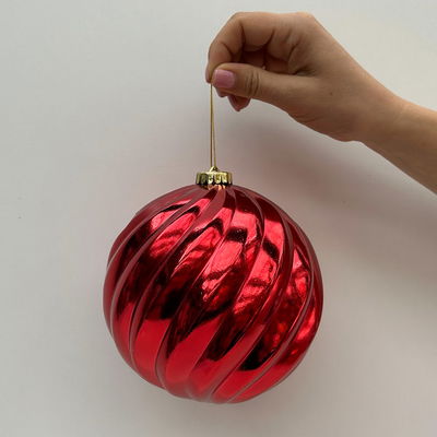 Christbaumkugeln, 4er-Set, weihnachtsrot, ca. Ø 14 cm Christbaumkugeln, 4er-Set, weihnachtsrot, ca. Ø 14 cm