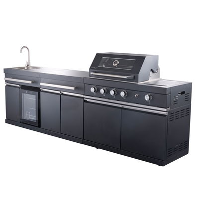 Buschbeck Outdoorküche 'Kingrange', schwarz Buschbeck Outdoorküche 'Kingrange', schwarz