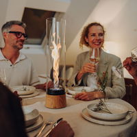 Höfats Tischfeuer Spin Air 1200, Eiche