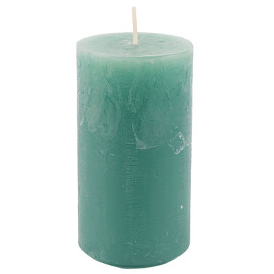 Safe Candle Stumpenkerzen 'Rustic', smaragdgrün, 4 Kerzen je Ø 6 x H 11 cm Safe Candle Stumpenkerzen 'Rustic', smaragdgrün, 4 Kerzen je Ø 6 x H 11 cm