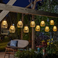 Solarlichterkette 'Rattan'