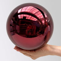 Christbaumkugel, ochsenblut, Kunststoff, Ø 20 cm Christbaumkugel, ochsenblut, Kunststoff, Ø 20 cm