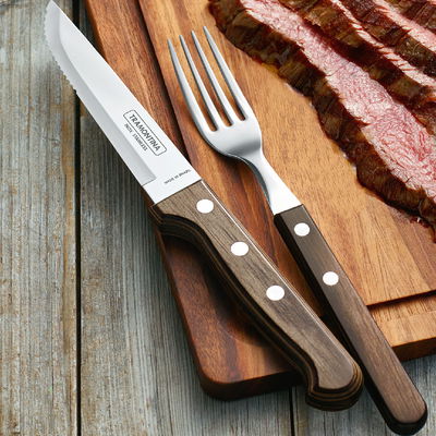 Steak- & Burgermesser GAUCHO, Stahl/Holz Steak- & Burgermesser GAUCHO, Stahl/Holz