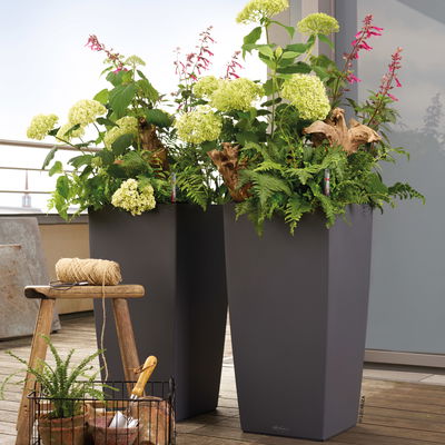 Lechuza 'Cubico Color 40', schiefergrau, ca. 39,5 x 39,5 x H 75,5 cm Lechuza 'Cubico Color 40', schiefergrau, ca. 39,5 x 39,5 x H 75,5 cm