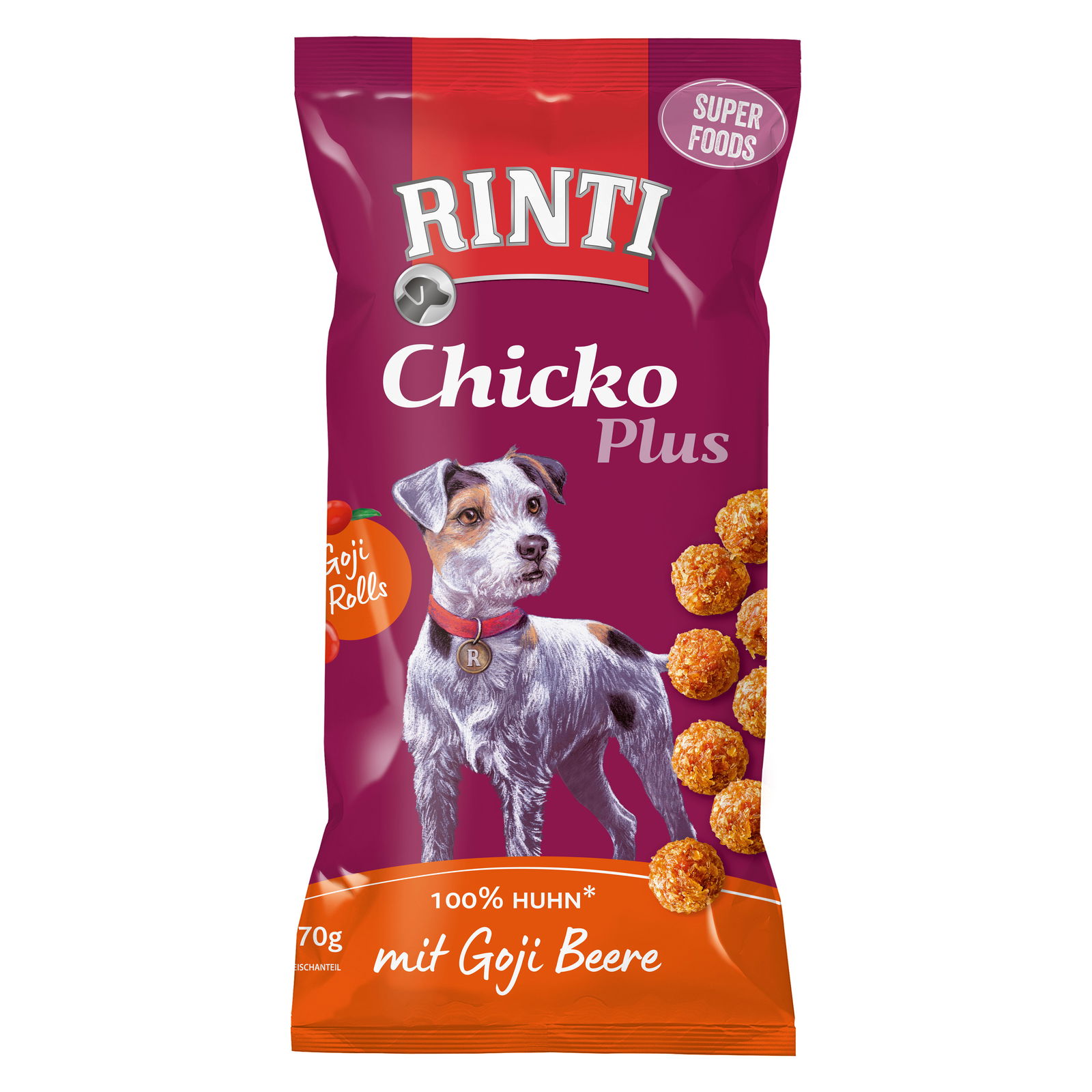 Rinti Chicko Plus Superfoods, mit Goji Beeren, 70 g