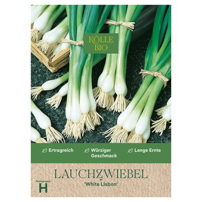Bio-Saatgut, Lauchzwiebel 'Blanca de Lisboa', grün