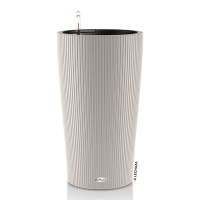 Lechuza 'Cilindro Color 32', sandbraun, ca. Ø 32 x H 56 cm