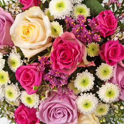 Blumenstrauß 'Liebe meines Lebens', handgebunden