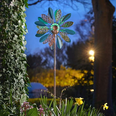 Solar-Windrad 'Mystral', bunt, Höhe ca. 103 cm