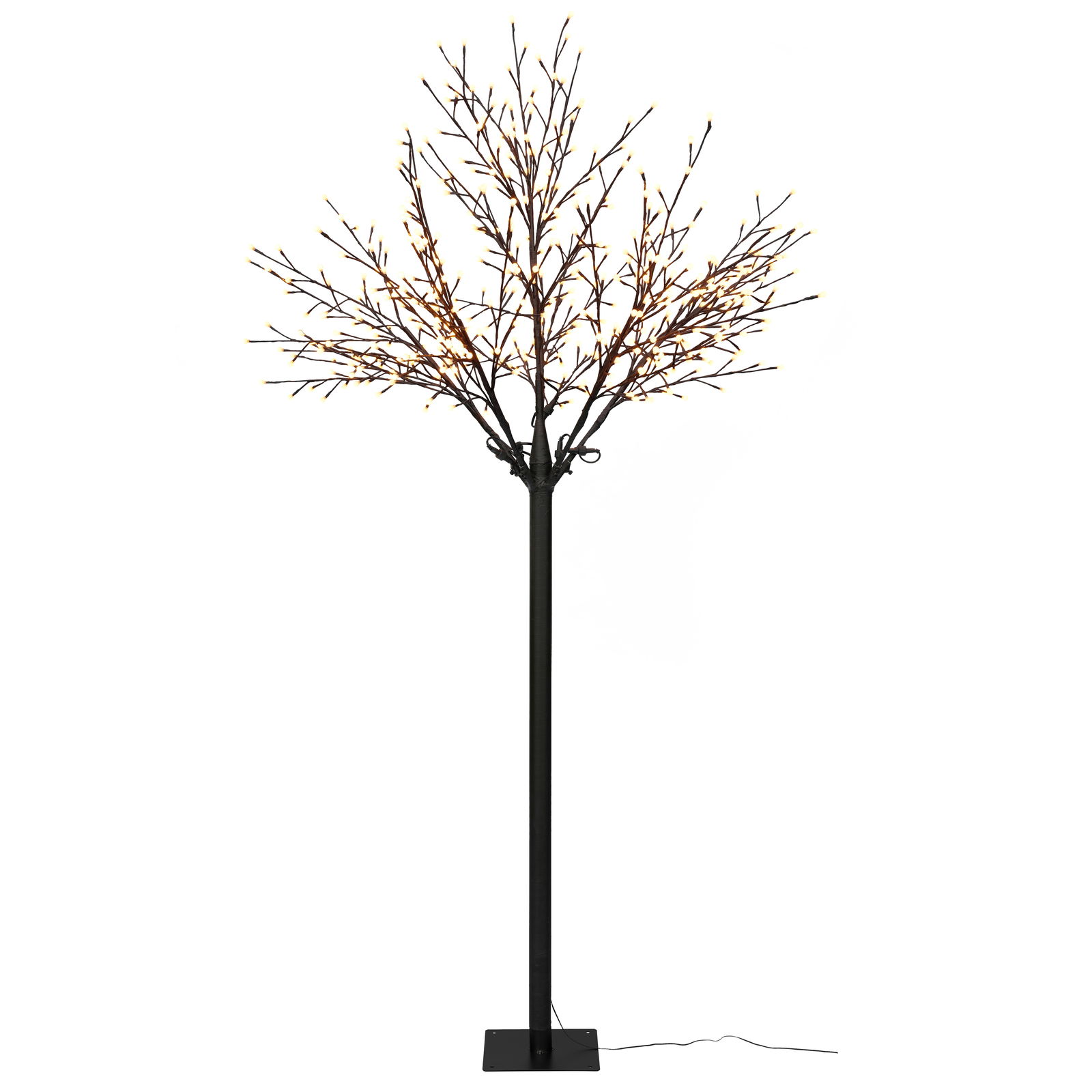 LED Baum, warmweiß, schwarz, Höhe ca. 220 cm