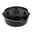 Petromax Feuertopf ft6/planer Boden, schwarz, ca. 21 x 25 x H16 cm
