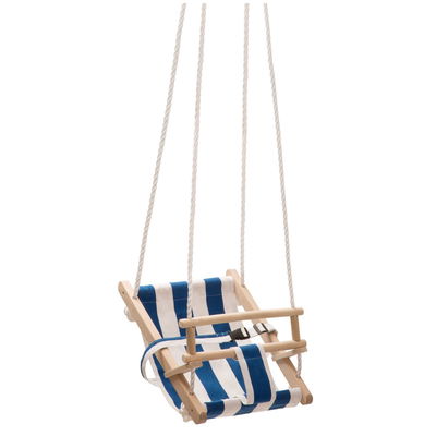 Conacord Schaukelsitz 'Bambini' für Kinder, blau-weiß gestreift