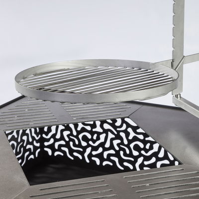 Feuerstelle Cube / 75x75x100cm, 79,9kg, multifunktional Feuerstelle Cube / 75x75x100cm, 79,9kg, multifunktional