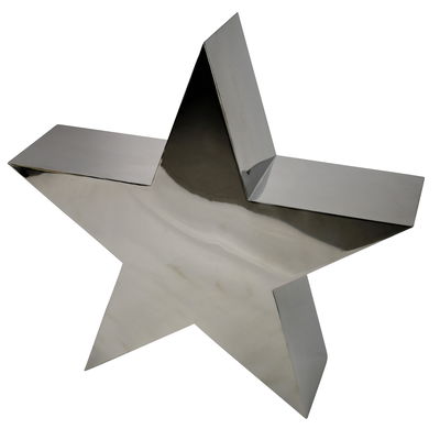 Stern, silber, Edelstahl Stern, silber, Edelstahl