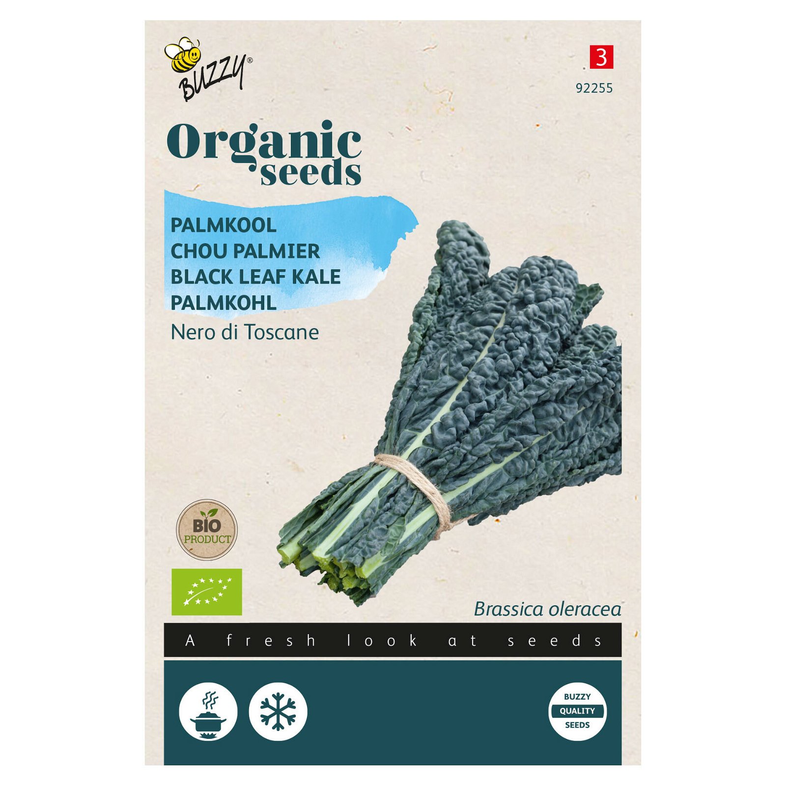 Bio-Saatgut, Palmkohl 'Nero di Toscana', grün
