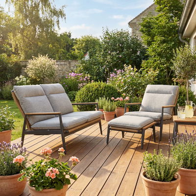 Kölle Loungebank 'Bali', grau Kölle Loungebank 'Bali', grau