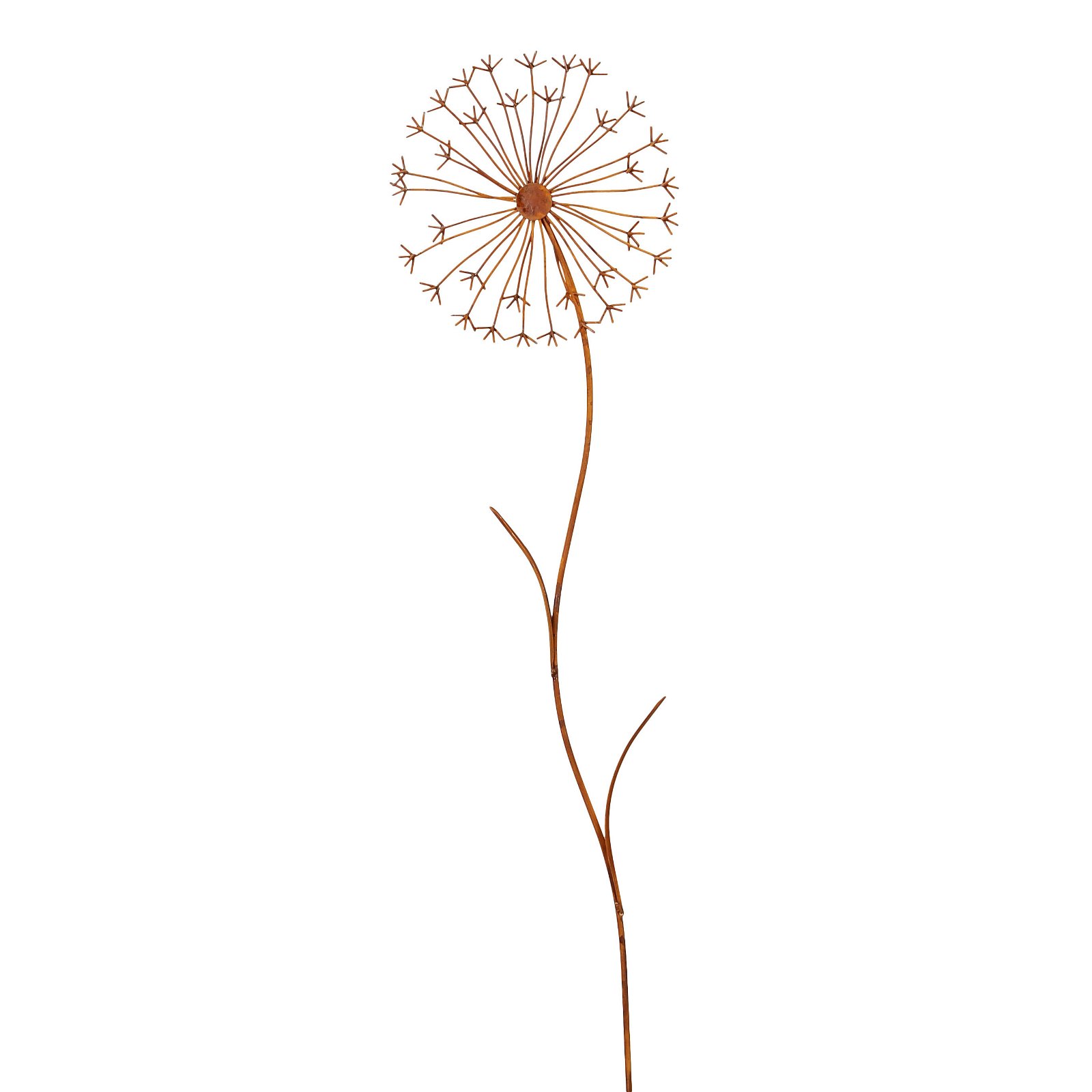 Eisen-Blüte zum Stecken, rost, H 100 x 20 cm