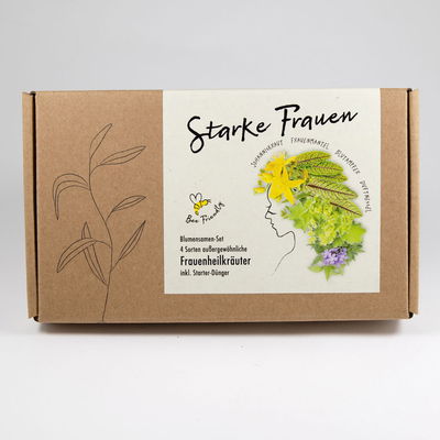 Kräuter für starke Frauen, vier Sorten