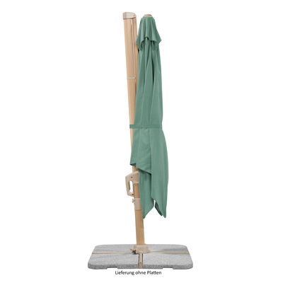 Schneider Pendelschirm 'Rhodos', grün, ca. 300 x 300 cm