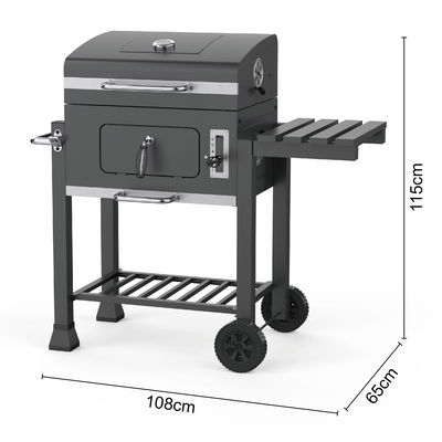 Holzkohlegrill 'Fuego', schwarz