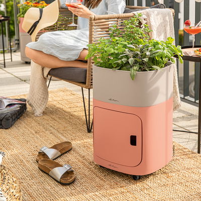 Lechuza 'Pila Color Storage', korallrot, ca. 35 x 35 x H 32,5 cm Lechuza 'Pila Color Storage', korallrot, ca. 35 x 35 x H 32,5 cm