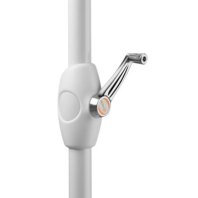 Sonnenschirm 'Oslo', mit Volant, natur, ca. 300 x 200 cm