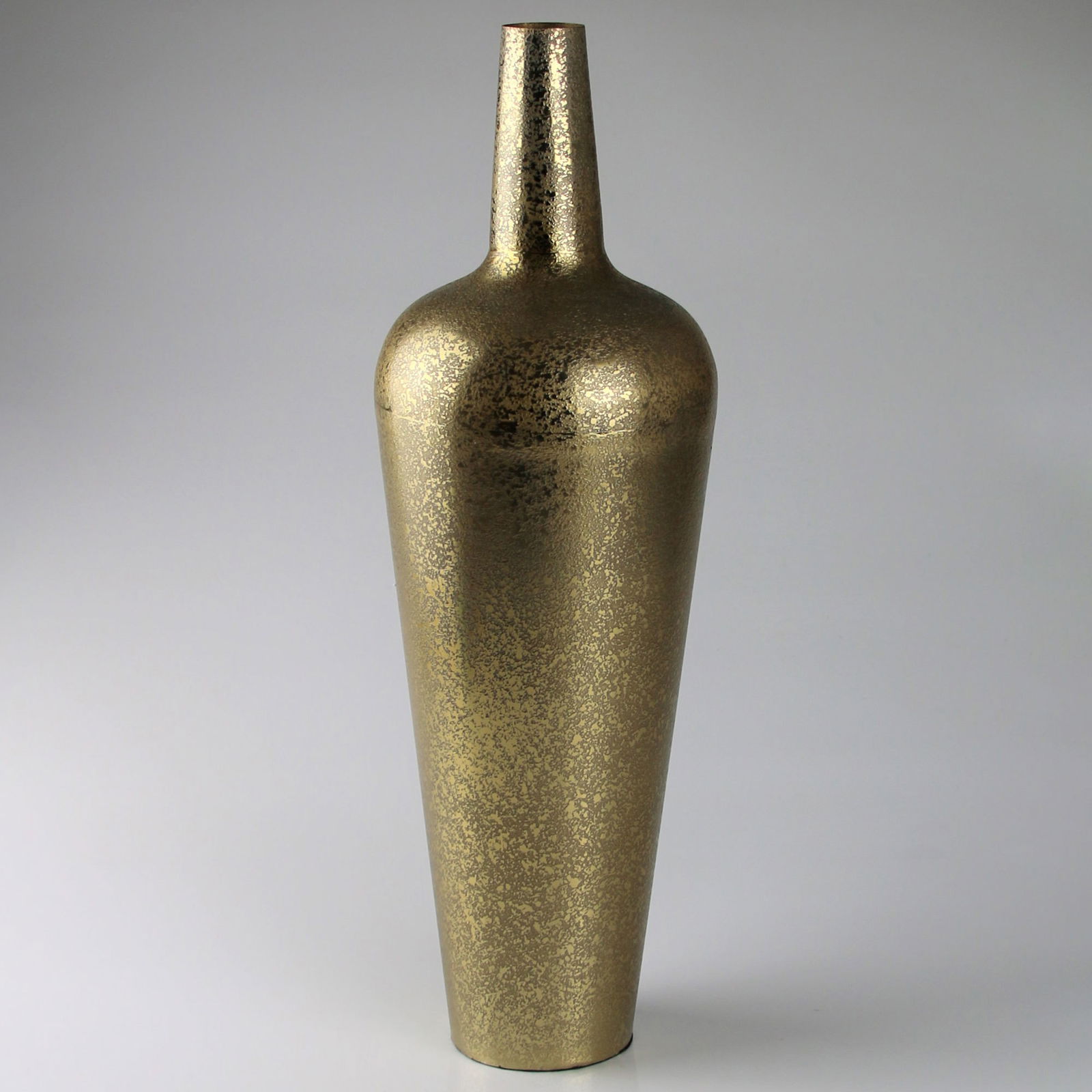 Vase, gold, Metall, 46 x 15 x 15 cm