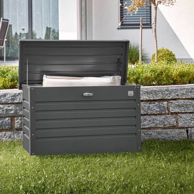 Biohort Freizeitbox Gr. 100, quarzgrau-metallic, ca. 101 x 46 x 61 cm