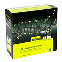 LED Gruppenbeleuchtung, 768 LEDs, klassisch warm, 6 m, Timerfunktion, dimmbar